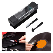 3 Pcs Record Cleaning Brush Kit for Vinyl, CD, DVD, VCD, Soft Velvet