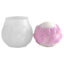Sphere Flower Carved Silicone Molds for Epoxy Resin Candle-5477