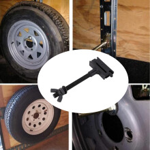 7-Inch Zinc Steel E Track Spare Tire Mount for Trailers & Trucks