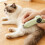 Transportable Thin ABS Pet Grooming Tool-Milky white 3
