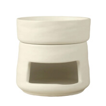 Ceramic Tealight Candle Holder Essential Oil Burners Wax-White