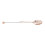 Decorative Beaded Handle Spoon Durable Metal Utensils-Rose Gold 1