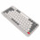 Compact White Wireless Bluetooth Mini Keyboard, Dual Mode, 10m 7