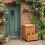 Birchtree BIRCHTREE Parcel Delivery Box with Planter Wood 2