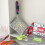 Silver Embossed Cosmetic Pouch Envelope-fluorescent green 6