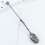 DIY Metal Beaded Spoon For Deep Bowls Easy-Electroplated Silver 7