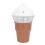Mini-Eiscreme-Maschine, 450 ml, Braun, 8 W 20