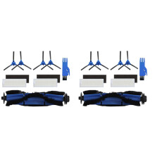 2 Set for Cecotec Conga 1090 Series Spare Parts Accessories Vacuum Cleaner Replacement Kit HEPA Filter Main Side Brush
