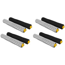 4 Set Extractor Rollers Replacement for   with 800 and 900. Rubber Central Brush Kit