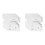 18X Vacuum Motor Filter for  FJM GN Vacuum Cleaner Accessory Replacement 1