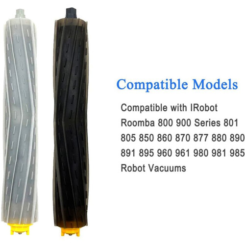 4 Set Extractor Rollers Replacement for   with 800 and 900. Rubber Central Brush Kit 1