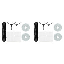 14 Stück für M9 Roboter-Staubsauger, Ersatzteile, Hauptseitenbürste, Hepa-Filter, Mopptuch, Staubbeutel