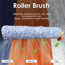 2X Roller Brush for W90 Vacuum Cleaner Parts Replacement Parts Washable Main Brush