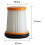 12X Replacement Filter for  WV200EU WV251EU Cordless Handheld Vacuum Cleaner 9