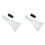 2X Sprayer Vacuum Extractor Nozzle  Nozzle Vacuum 32-35mm Carpet Sofa Machine Absorbent Transparent Scraper 1