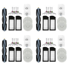 4 Set for Bork V830 Robot Vacuum Accessories Dust Bag Main Side Brush Hepa Filter Mop Rag Replacement Parts