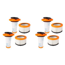 Filtro de Vácuo 8 Peças para Rowenta X-FORCE FLEX 9.60 RH20xx ZR009010 ZR009012 Peças de Reposição Acessórios de Limpeza Eficientes