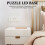 Support Puzzle Bois Beige Pour Rangement Et Affichage Facile 5