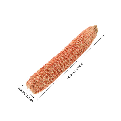 15Pcs Gas Fireplace Corncob Inserts Dark Brown Fire Logs with Glow 2