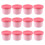 60Pcs Pink Travel Face Cream Jars Refillable Empty Cosmetics Storage 1