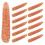 15Pcs Gas Fireplace Corncob Inserts Dark Brown Fire Logs with Glow 1