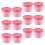 60Pcs Pink Travel Face Cream Jars Refillable Empty Cosmetics Storage 11