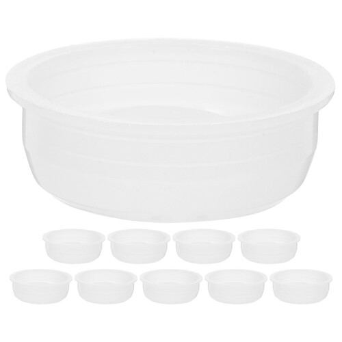 Chemical Drum Lid Plastic Caps White 10pcs