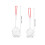 50Pcs Multi-Color Stainless Steel Kitchen Spider Strainer Spoons 11