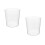 2Pcs Clear Shatterproof Plastic Fish Tank Compact Desktop Aquarium 4