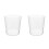 2Pcs Clear Shatterproof Plastic Fish Tank Compact Desktop Aquarium 6