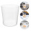 2Pcs Clear Shatterproof Plastic Fish Tank Compact Desktop Aquarium 11