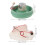 White Snow Globe Flake Motor Replacement Kit with Low Noise 2