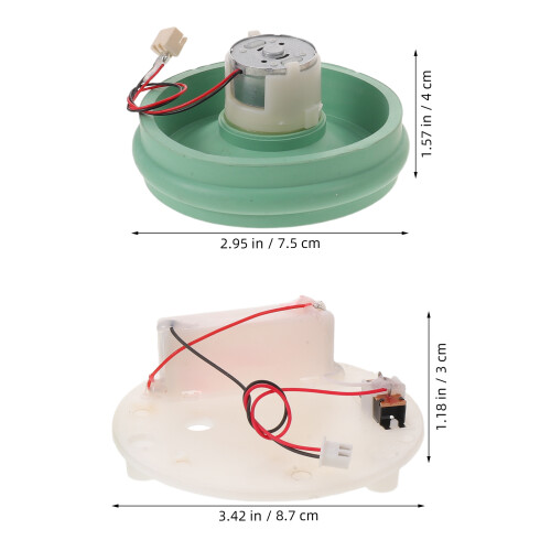 White Snow Globe Flake Motor Replacement Kit with Low Noise 1
