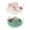 White Snow Globe Flake Motor Replacement Kit with Low Noise 3
