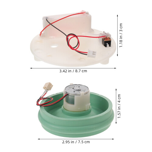 White Snow Globe Flake Motor Replacement Kit with Low Noise 2