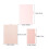 3Sets Pink PP Plastic Binder Dividers for 6 Ring Binders Daily Use 2