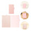 3Sets Pink PP Plastic Binder Dividers for 6 Ring Binders Daily Use 9