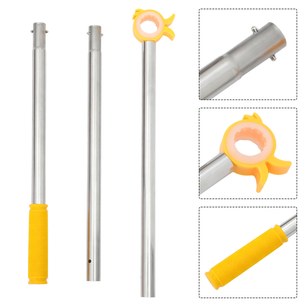 Yellow Metal Awning Draw Rod for Indoor and Outdoor Window Use on OnBuy