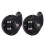 60B 24V Kit clacson impermeabile nero 3m relè 1