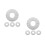 8Pcs Easy Install Silver Split Flange Shower Pipe and Wall Hole Covers 5