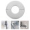 8Pcs Easy Install Silver Split Flange Shower Pipe and Wall Hole Covers 11