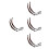 4Pcs Coffee Accordion Straps Velvet Adjustable Secure Fit 7