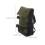 2Pcs Green Fabric Action Figures Backpack for 1/6 Soldier Figure Decor 2