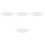 4Pcs Clear Glass Saucer Decorative Coffee Coaster 5