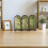 Multi Wood Asian Mini Folding Screen Tabletop Decorative Panel 5