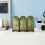 Multi Wood Asian Mini Folding Screen Tabletop Decorative Panel 6