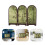 Multi Wood Asian Mini Folding Screen Tabletop Decorative Panel 8