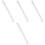 4Rolls Transparent Kitchen Oilproof Sticker Waterproof Wall Protector 5