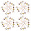 288Pcs Halloween Beverage Paper Straws with Cute Pumpkin Patterns 2