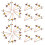 288Pcs Halloween Beverage Paper Straws with Cute Pumpkin Patterns 3